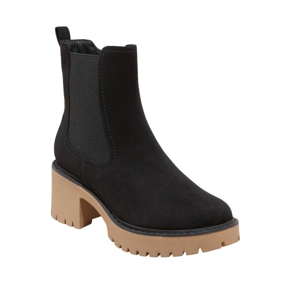 NWT Universal Thread Crispin Chelsea Boots with Memory Foam Insole Black 6.5M - Picture 1 of 10
